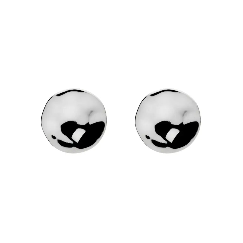 Najo Beaten Silver Stud Earring