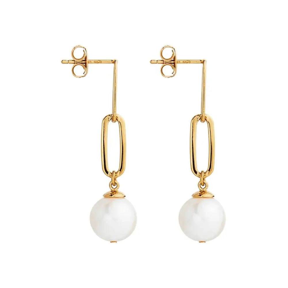 Najo Eden Pearl Yellow Gold Earring