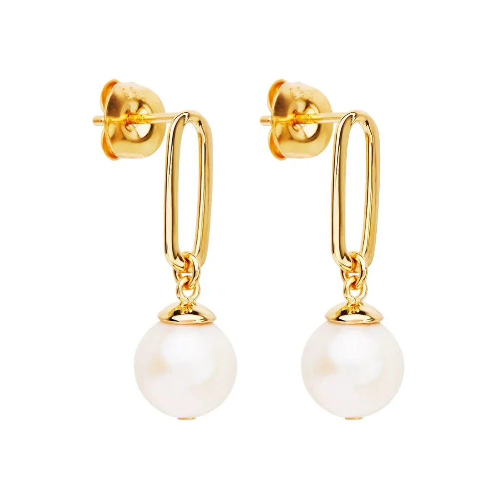 Najo Enchantress Pearl Drop Stud Earrings