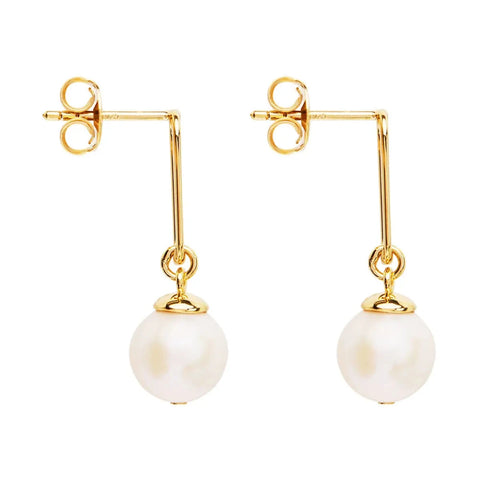 Najo Enchantress Pearl Drop Stud Earrings - alternate view