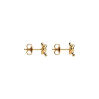 Najo Nature's Knot Yellow Gold Stud Earring