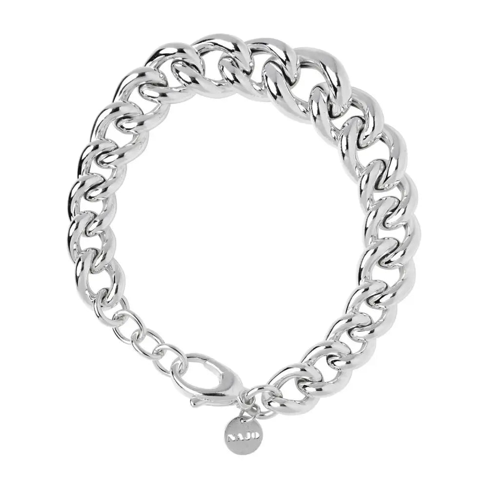 Najo Silver Heron Curb Bracelet