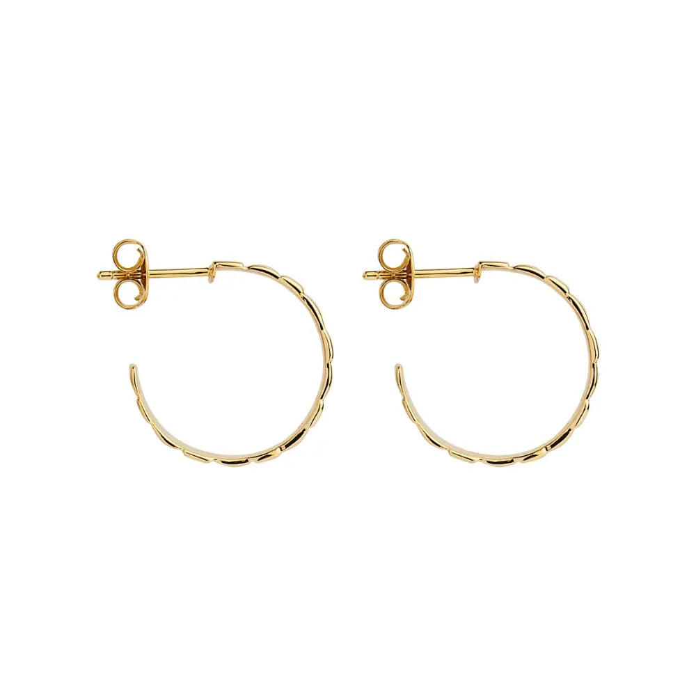 Najo Weave Stud Hoop Earring