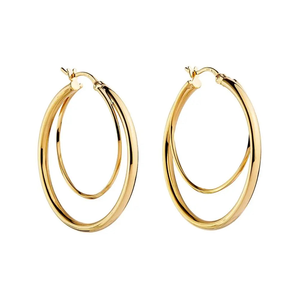 Najo Whirlpool Hoop Earrings