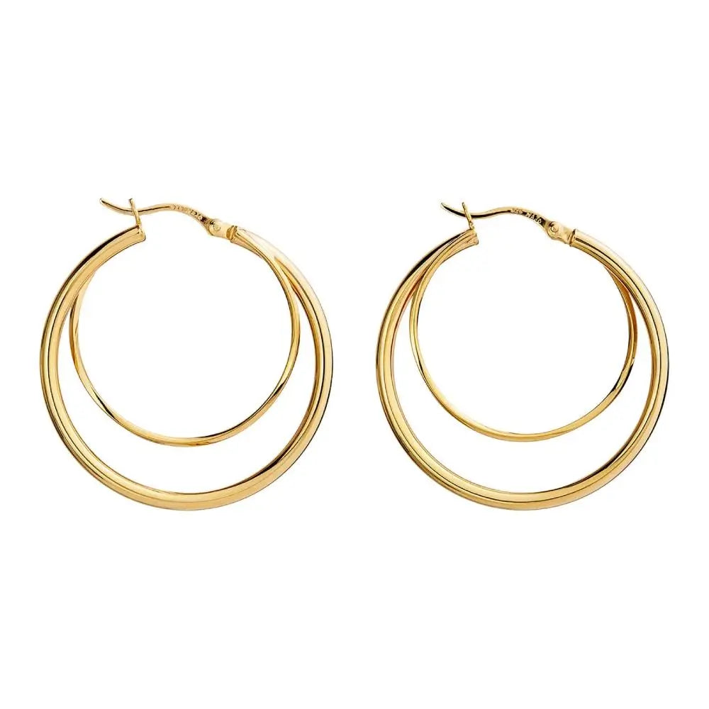 Najo Whirlpool Hoop Earrings