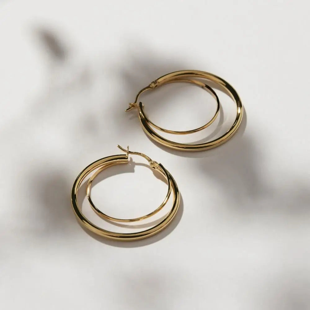 Najo Whirlpool Hoop Earrings