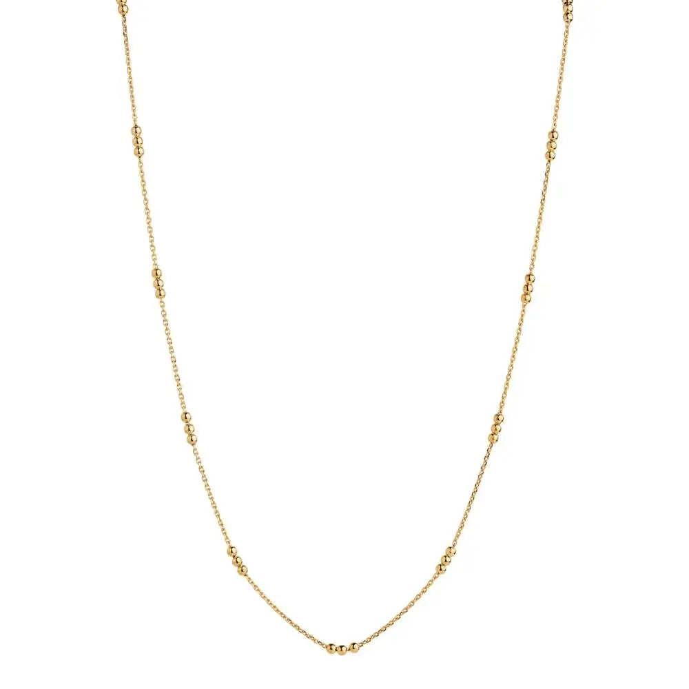 Najo Yellow Gold Plated Halcyon Chain Necklace