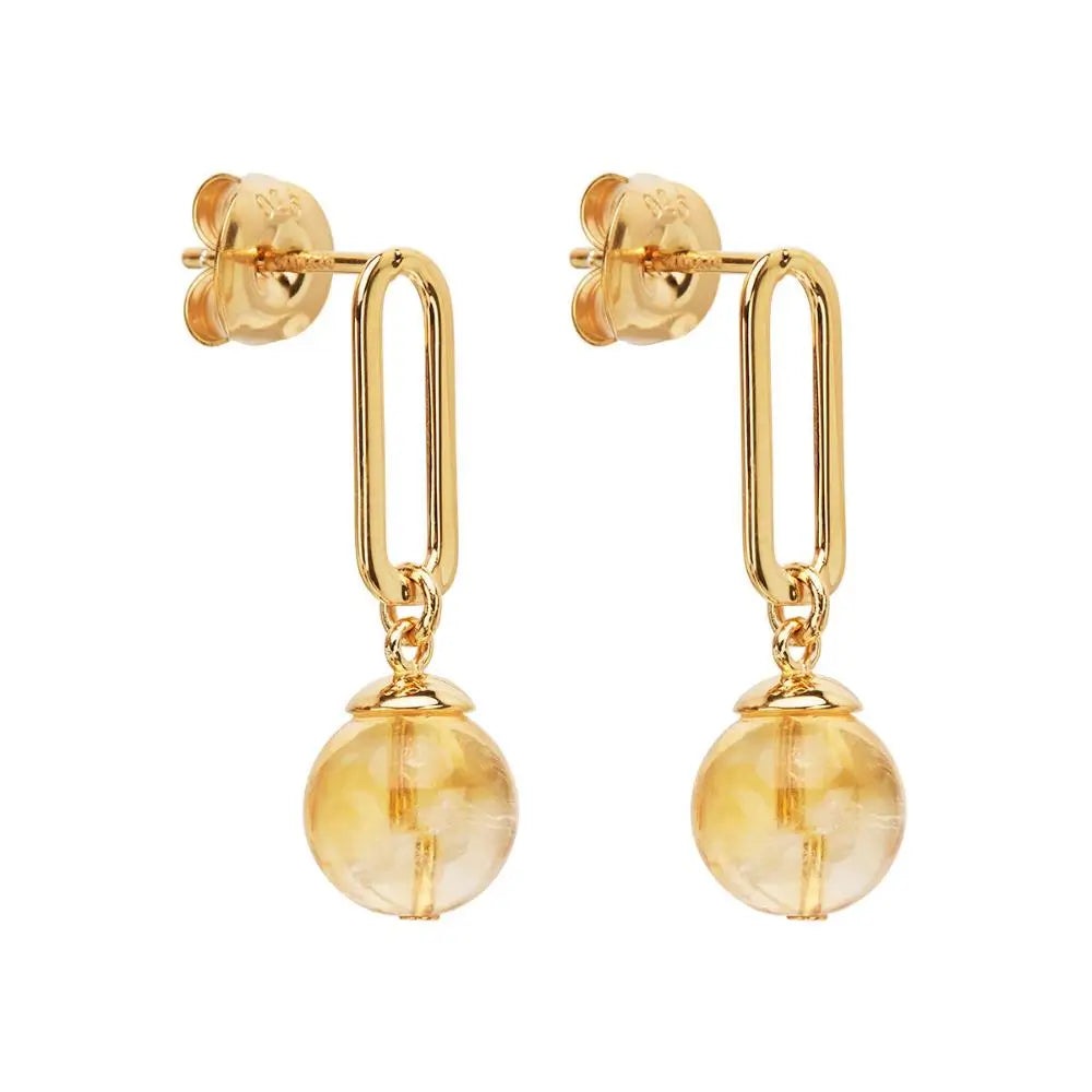 Najo Limoncello Citrine Earrings