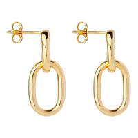 Najo Yellow Gold Mermaid Earrings
