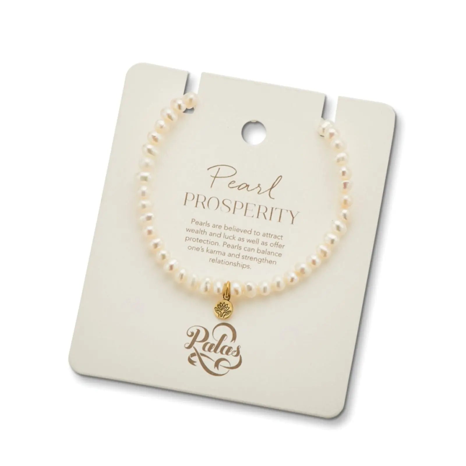 Palas 4mm Pearl 'Prosperity' Bracelet