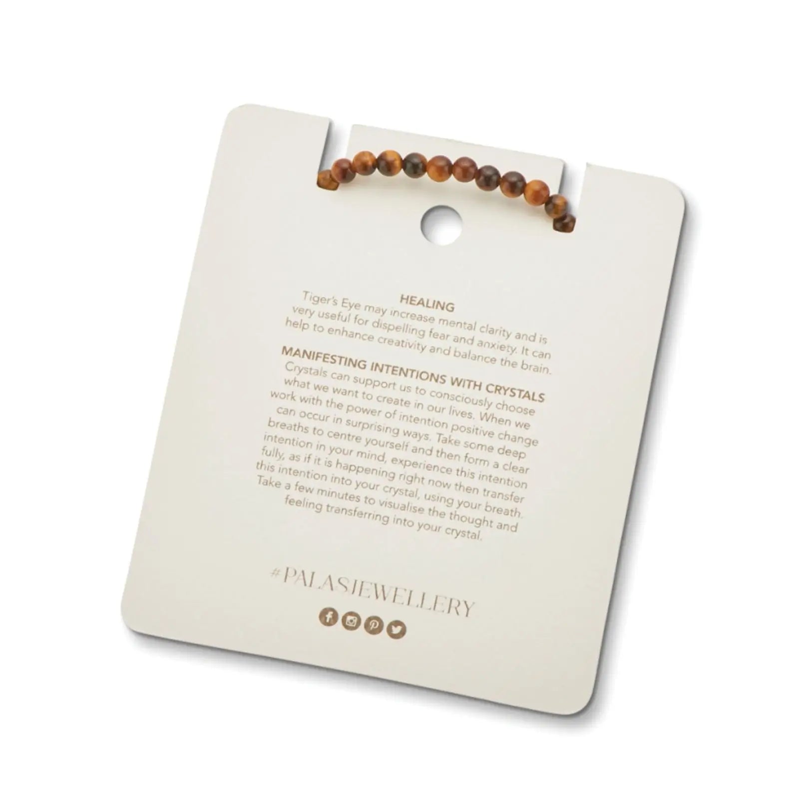 Palas 4mm Tigers Eye (Luck) Bracelet