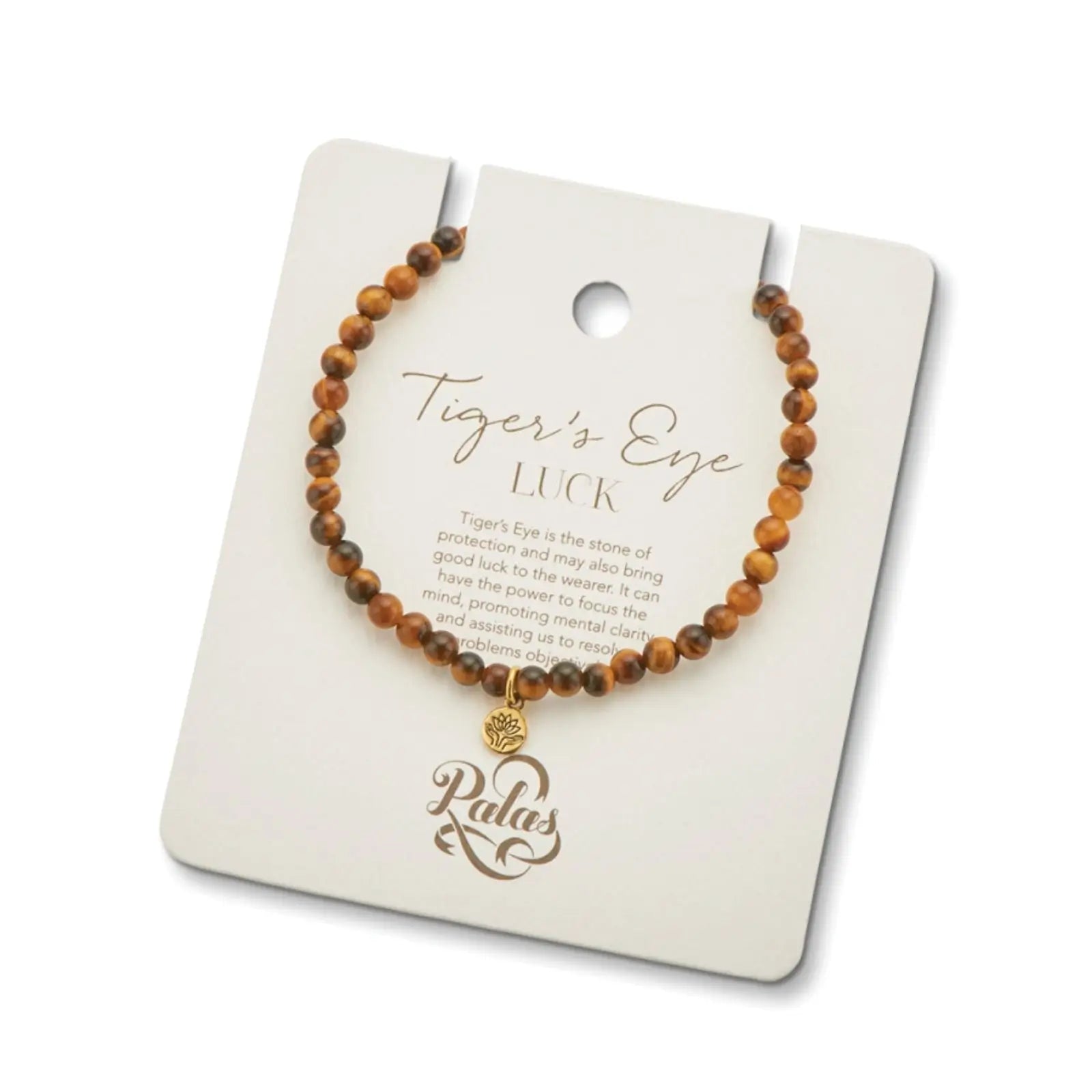 Palas 4mm Tigers Eye (Luck) Bracelet