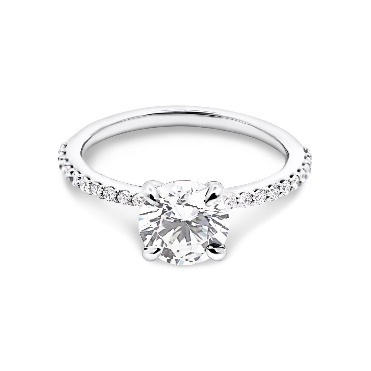 The Amanda | 1.69ct Round Lab Grown Diamond Engagement Ring