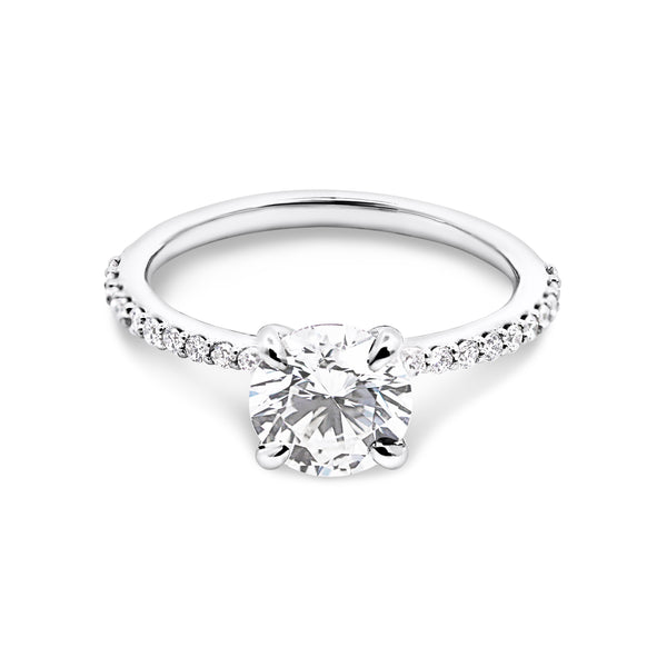 The Amanda | 1.69ct Round Lab Grown Diamond Engagement Ring