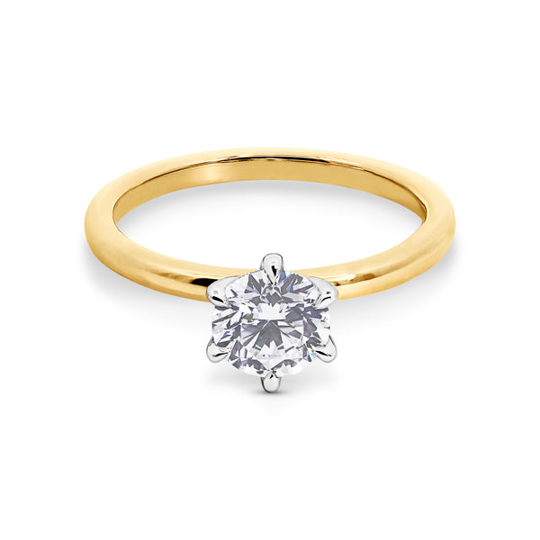 The Mia | 0.50ct Round Lab Grown Diamond Engagement Ring