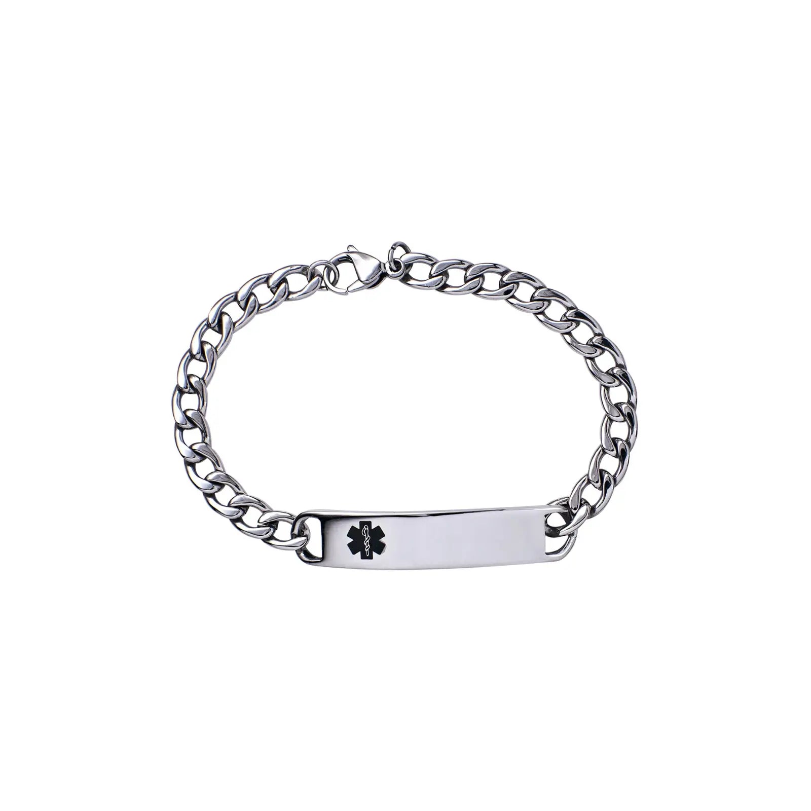 Stainless Steel Medical ID Bracelet