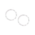Sterling Silver Facet Sleepers