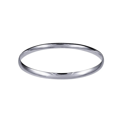 Sterling Silver 5.5 x 70mm Comfort Fit Bangle