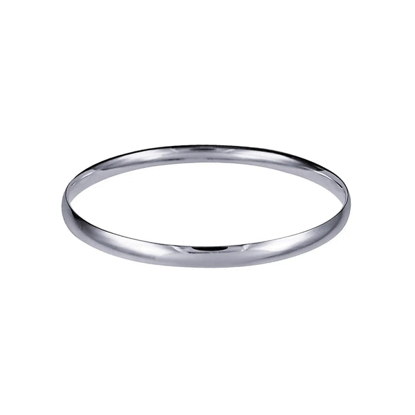 Sterling Silver 5.5 x 70mm Comfort Fit Bangle