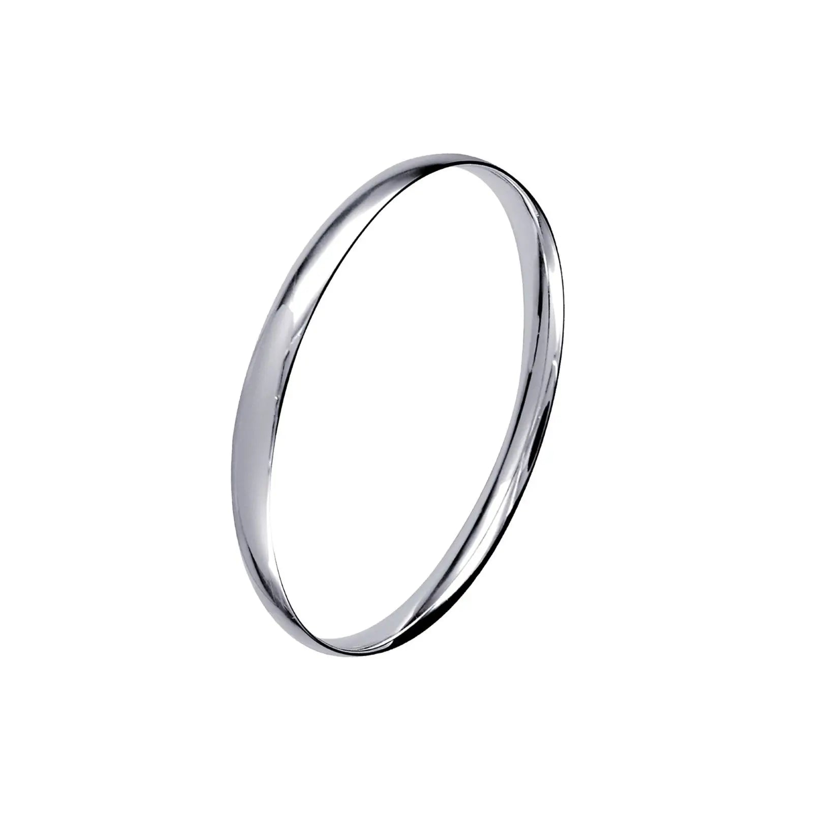 Sterling Silver 64mm Comfort Fit Bangle