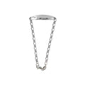 Sterling Silver Baby Id Engravable Bracelet With Heart Cut Outs