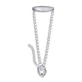 Sterling Silver Baby Id Padlock Engravable Bracelet Round Curb Chain