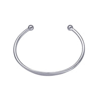 Sterling Silver Childs Surf Cuff Bangle