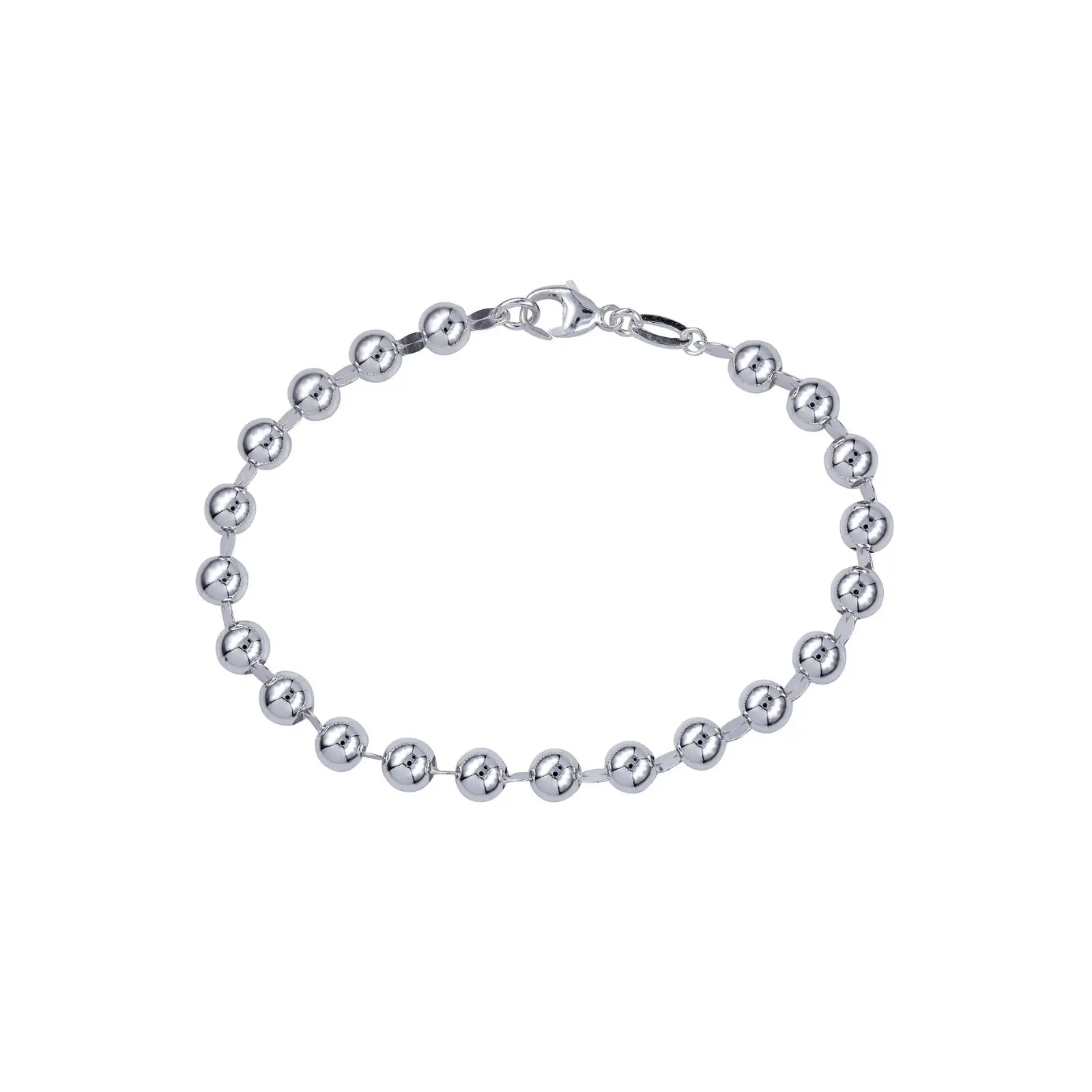 Sterling Silver Fancy Ball Bracelet