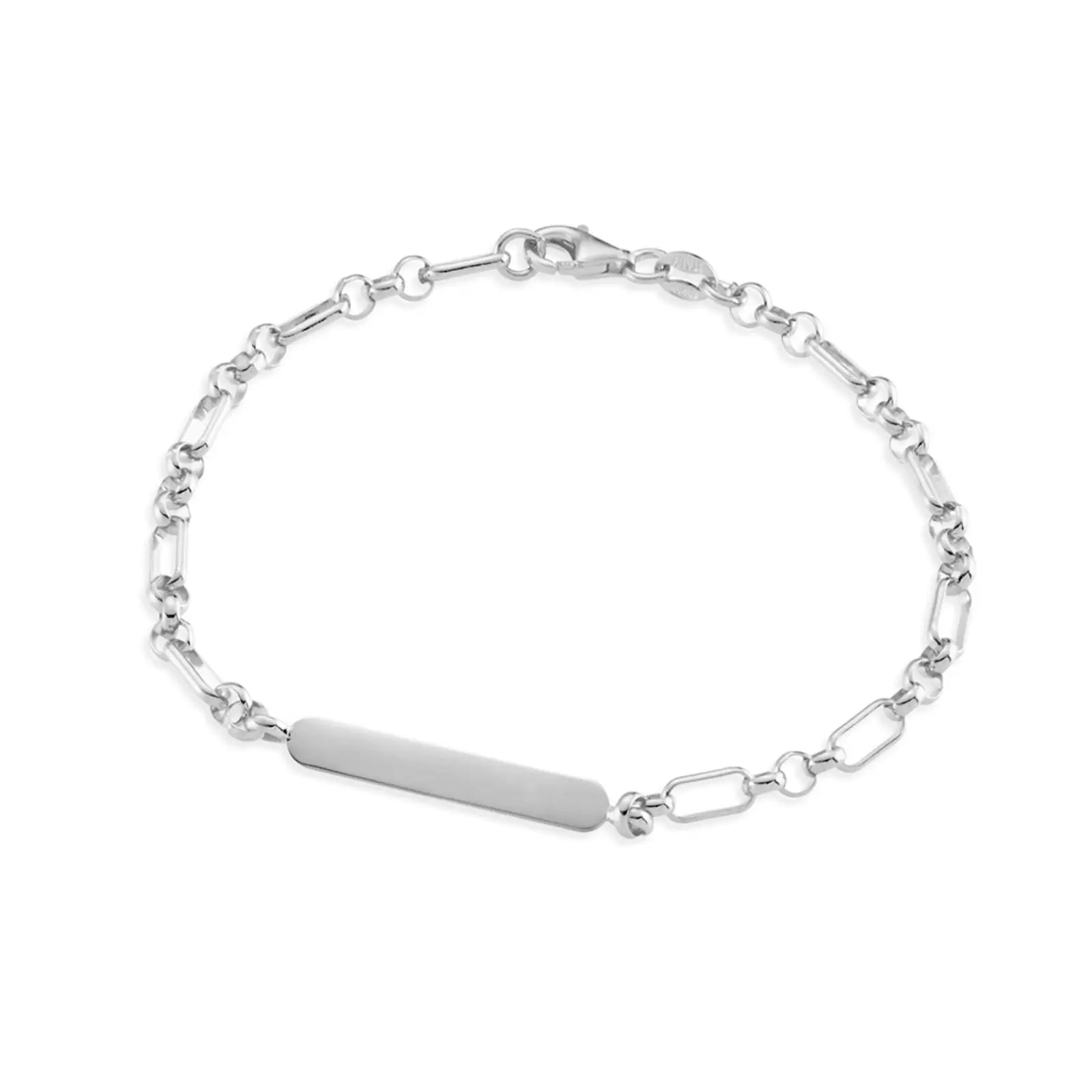 Sterling Silver ID Bracelet