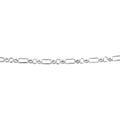 Sterling Silver Oval Belcher Anklet