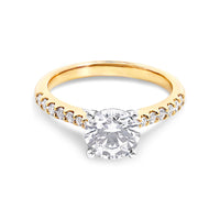 The Ava | 1.81ct Round Lab Grown Diamond Engagement Ring