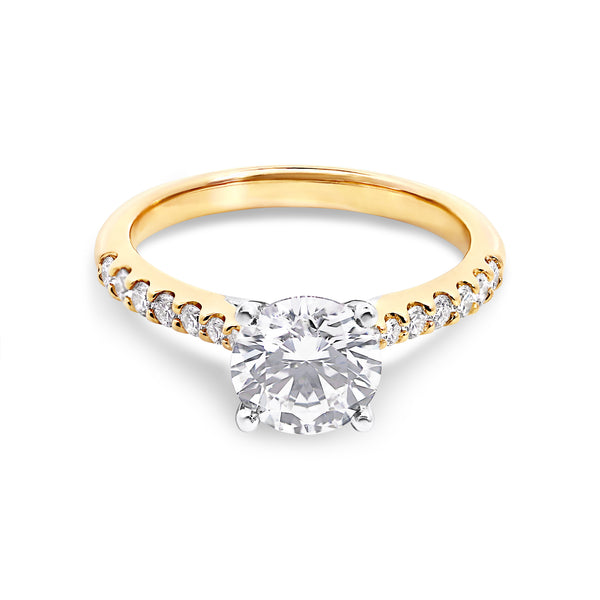 The Ava | 1.81ct Round Lab Grown Diamond Engagement Ring