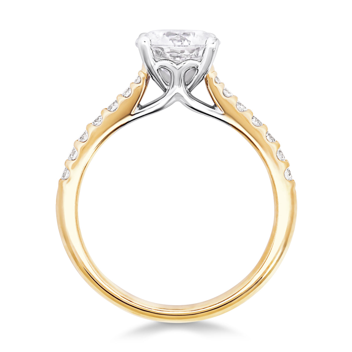 The Ava | 1.81ct Round Lab Grown Diamond Engagement Ring