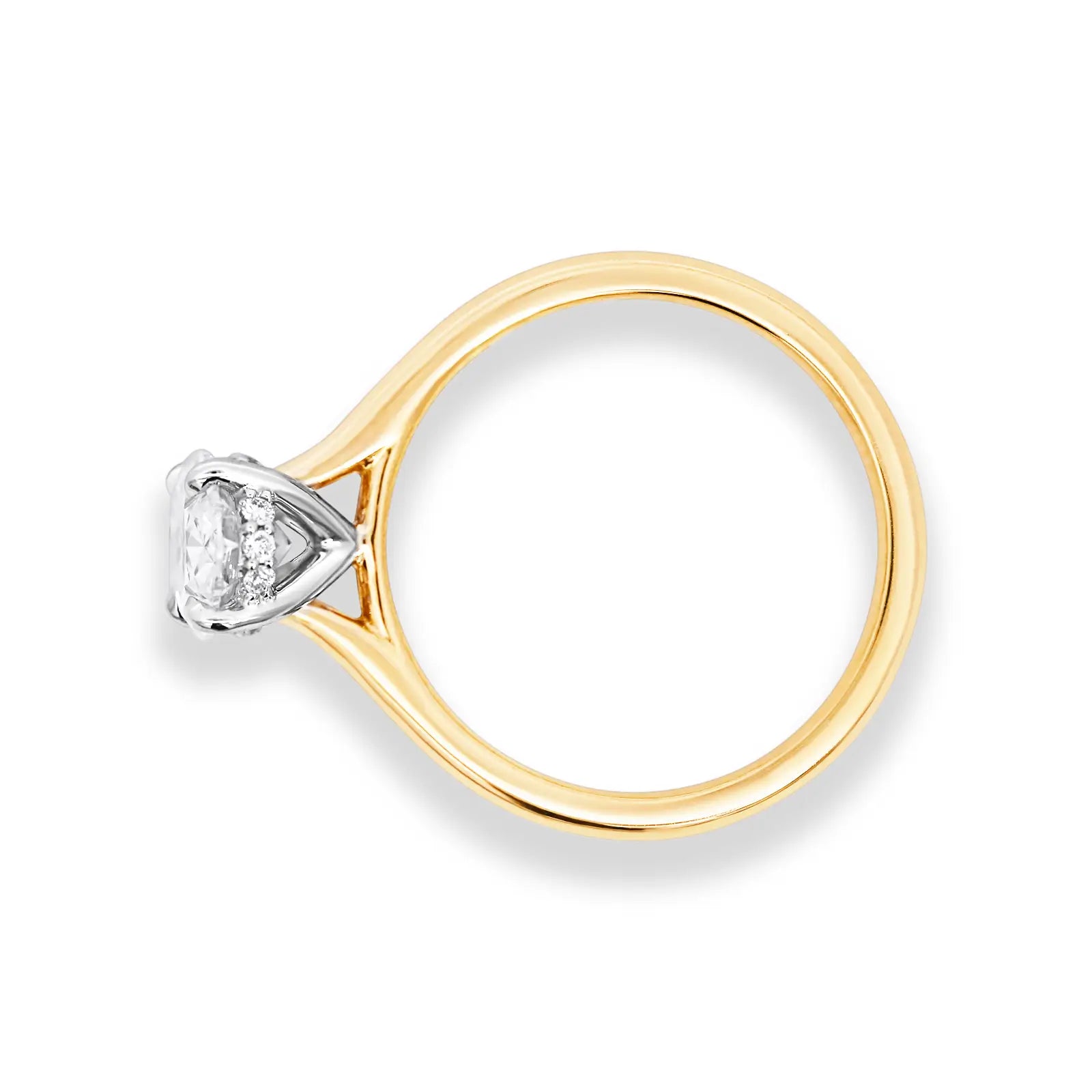 The Cara | 1.61ct Oval Lab Grown Diamond Engagement Ring