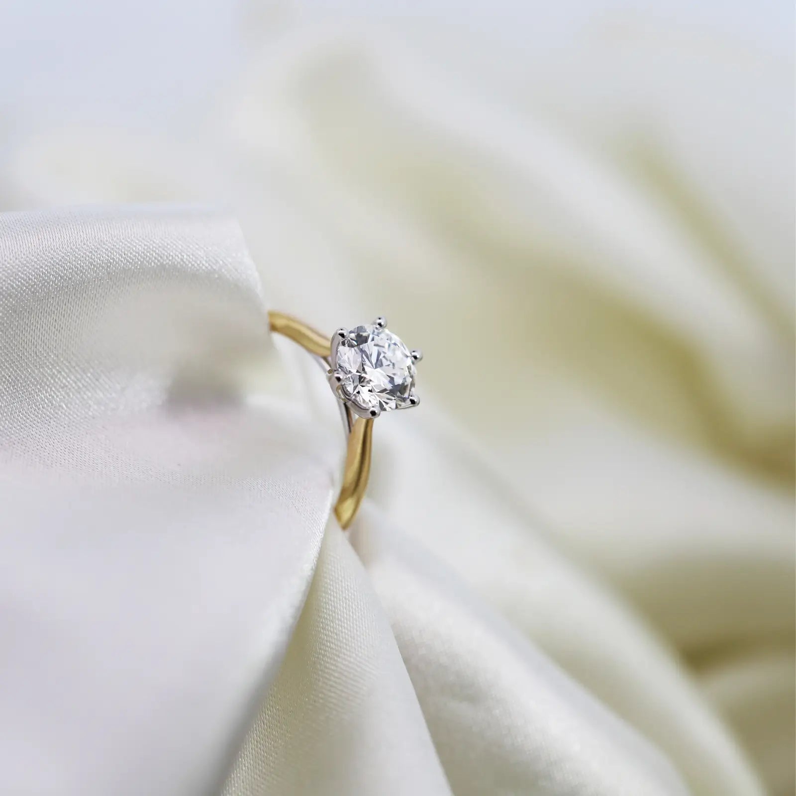 The Audrey | 1.55ct Round Lab Grown Diamond Engagement Ring