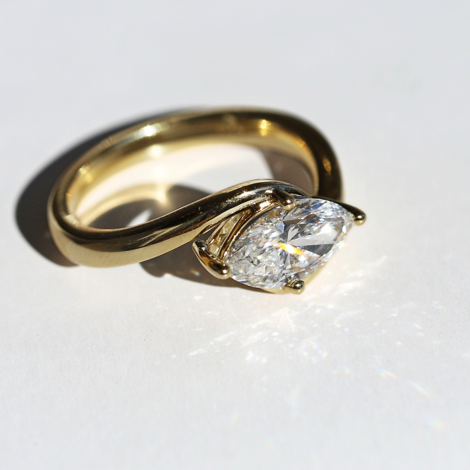 The Sienna | 1.50ct Marquise Lab Grown Diamond Engagement Ring
