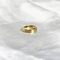 Men's 9ct Yellow Gold Flat Wedding Ring