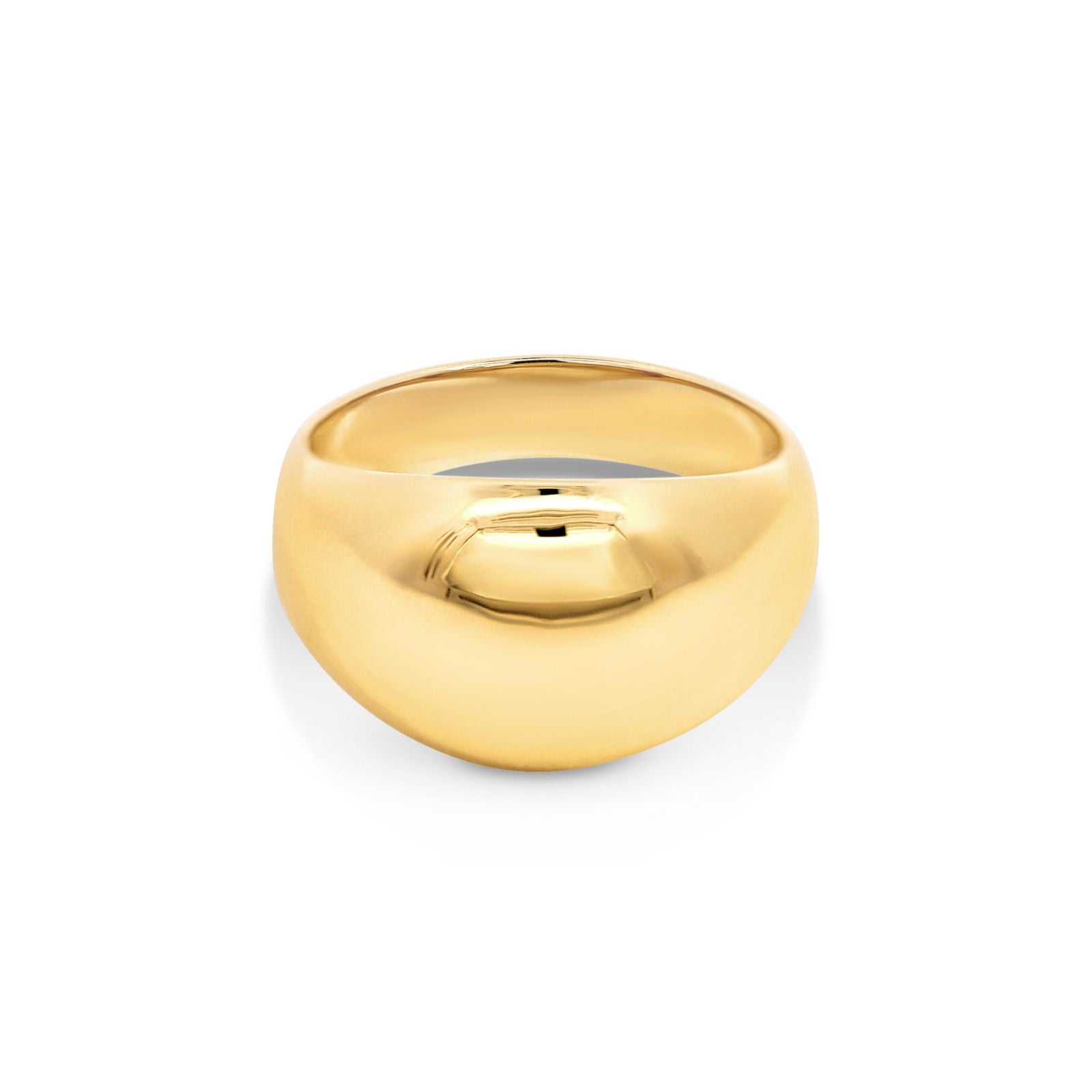 9ct Yellow Gold Polished Dome Ring