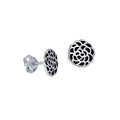 Sterling Silver Flower Stud Earrings