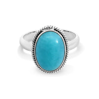 Sterling Silver Amazonite Ring