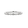 9ct White Gold Diamond Wedding Ring