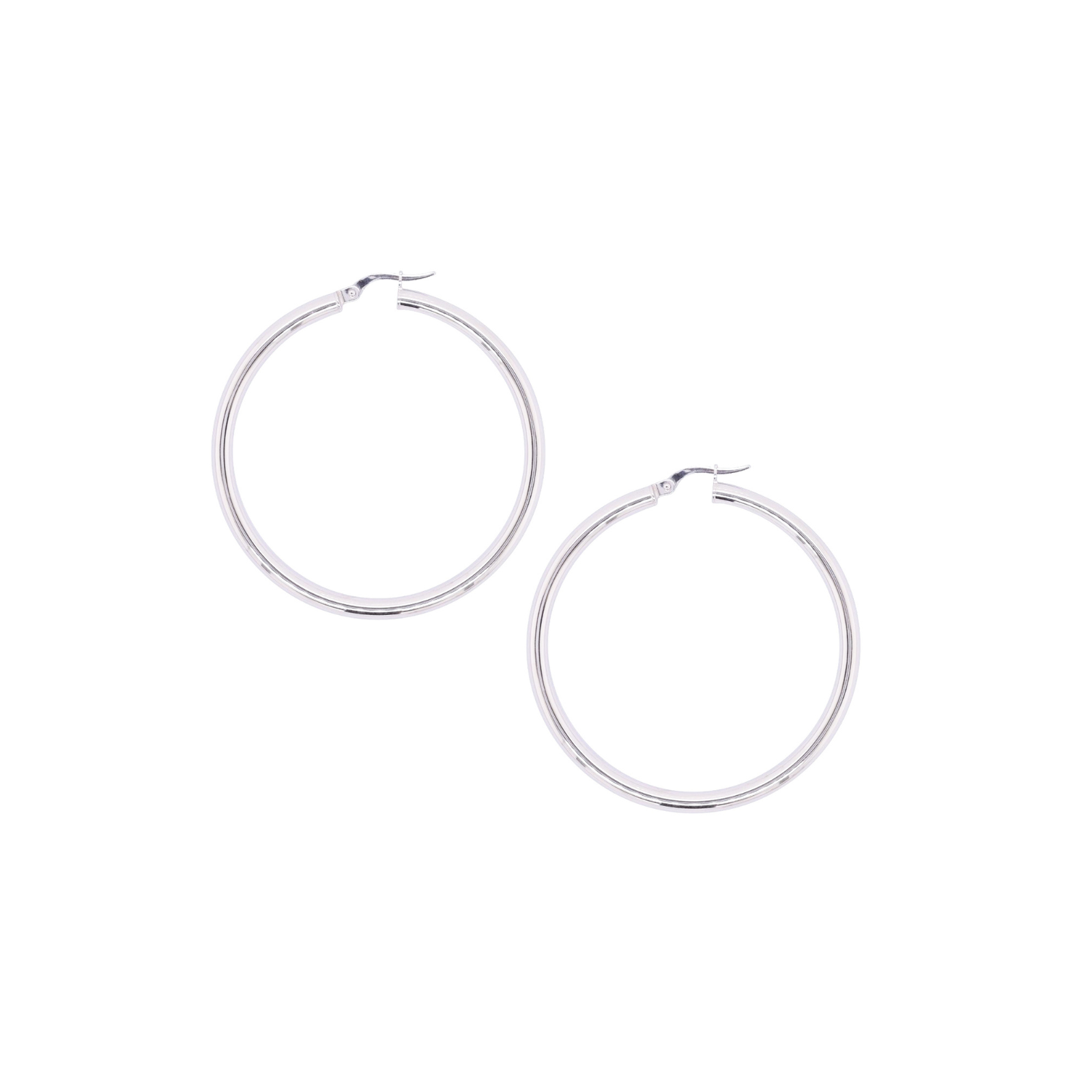 40mm sterling deals silver hoop earrings