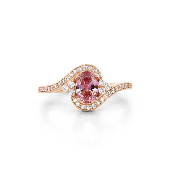 14 kt gold Pink Marquise with Cubic Zirconia Ring hotsell