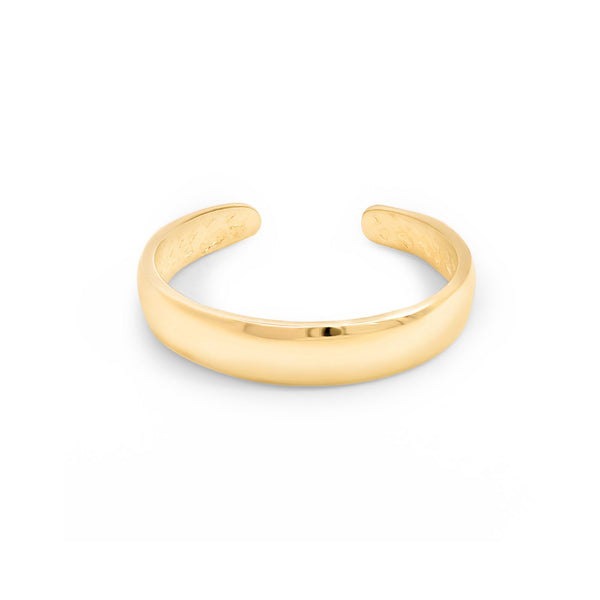9ct Yellow Gold Plain Polished Toe Ring