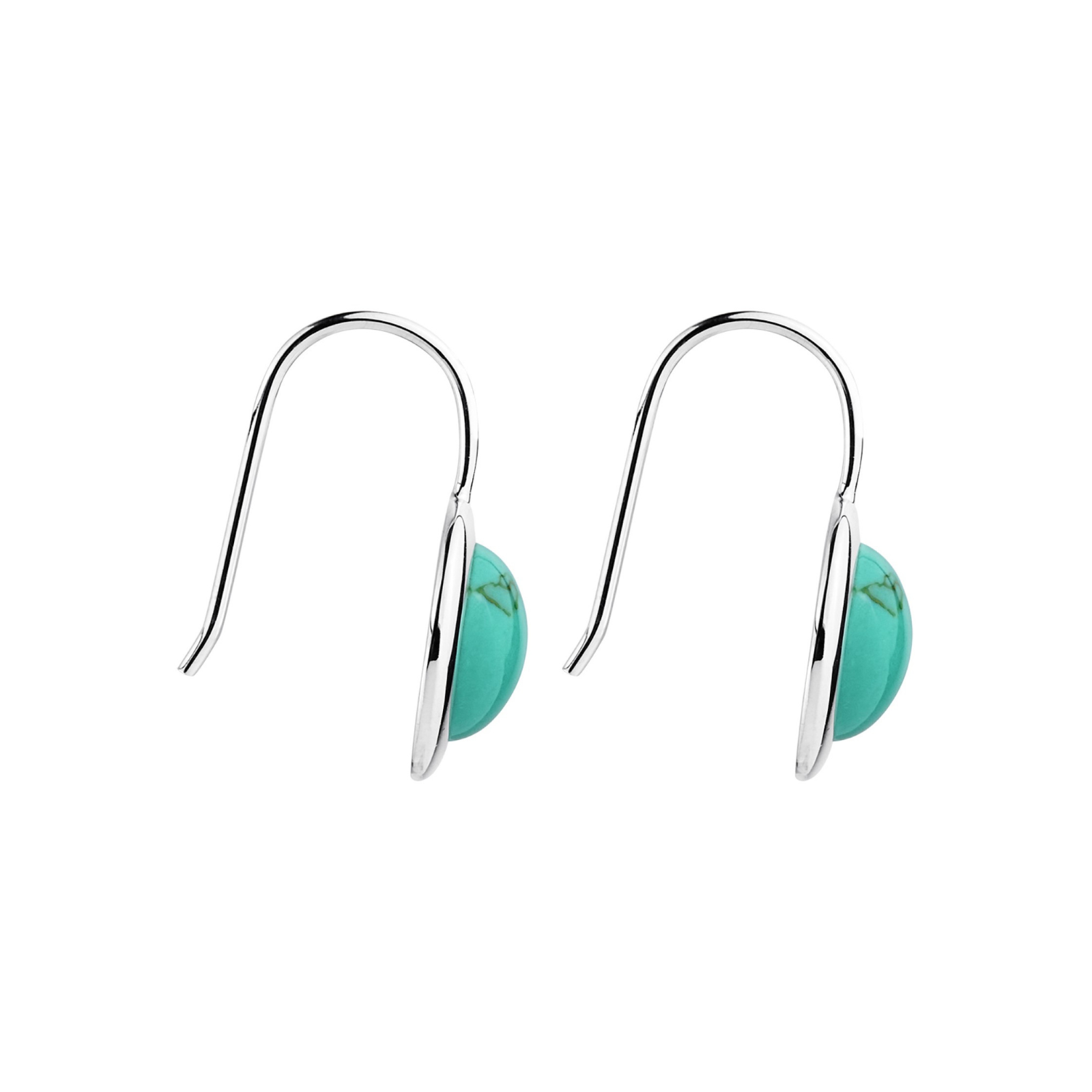 Najo Husk Turquoise Drop Earrings