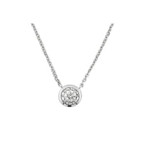 9ct White Gold Miraculous Diamond Set Necklace
