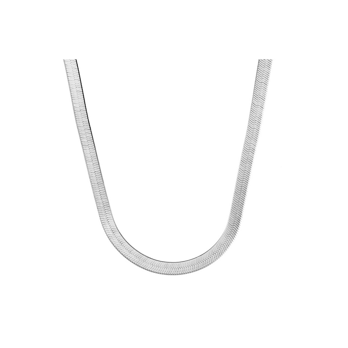 Sterling Silver 42cm Herringbone Chain
