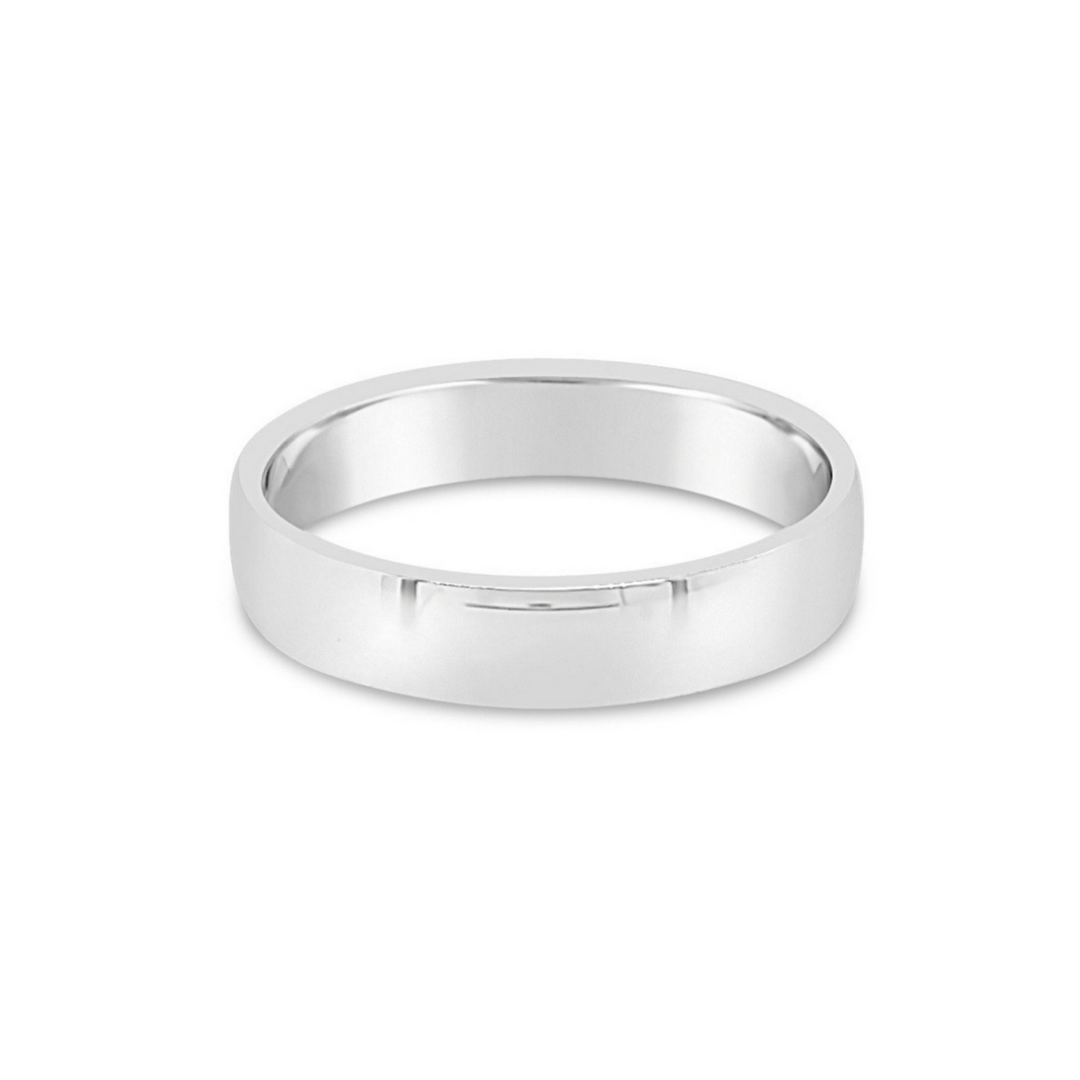 Men's Platinum Plain Polished Wedding Ring