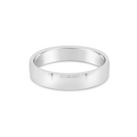 Men's Platinum Plain Polished Wedding Ring