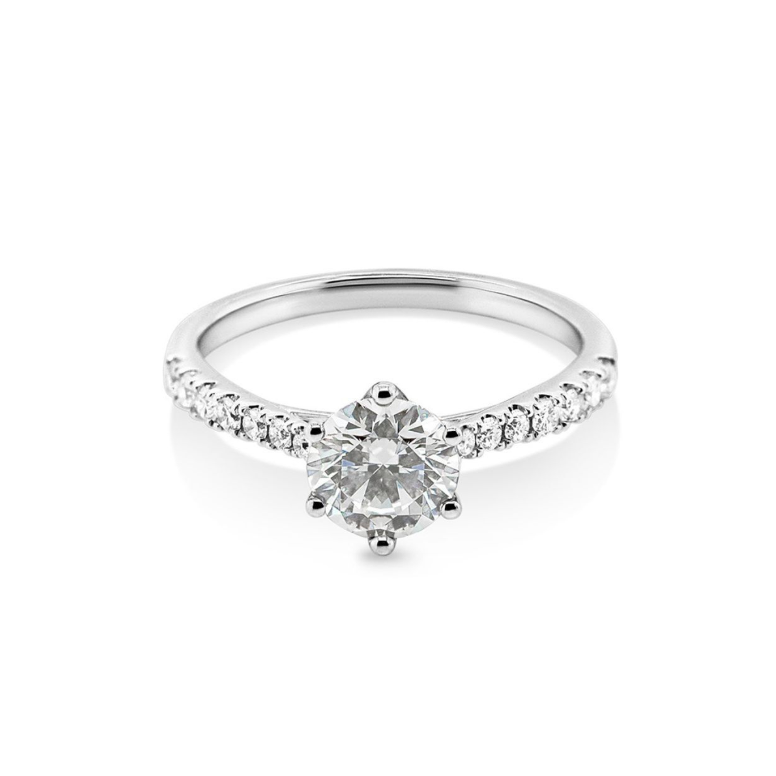 The Renee | 1.43ct Round Lab Grown Diamond Engagement Ring